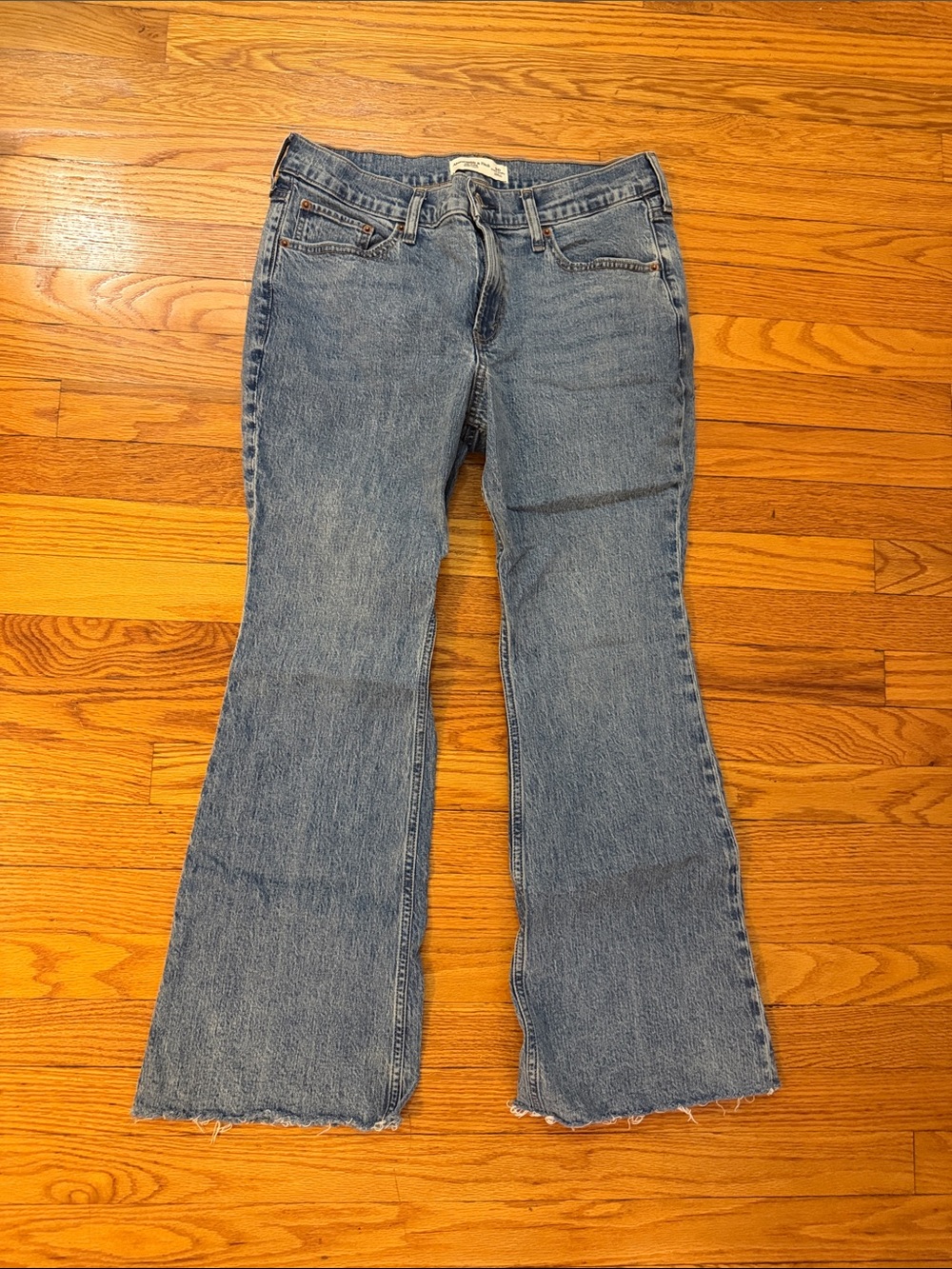Abercrombie & Fitch Light Blue Flared Jeans